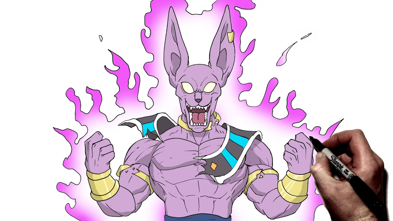 Как нарисовать Бируса в полную силу | Пошаговое руководство | Dragon Ball
