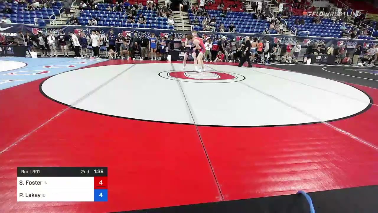 138 Lbs Consi Of 32 #1 - Silas Foster, Indiana Vs Patrick Lakey, Idaho A180
