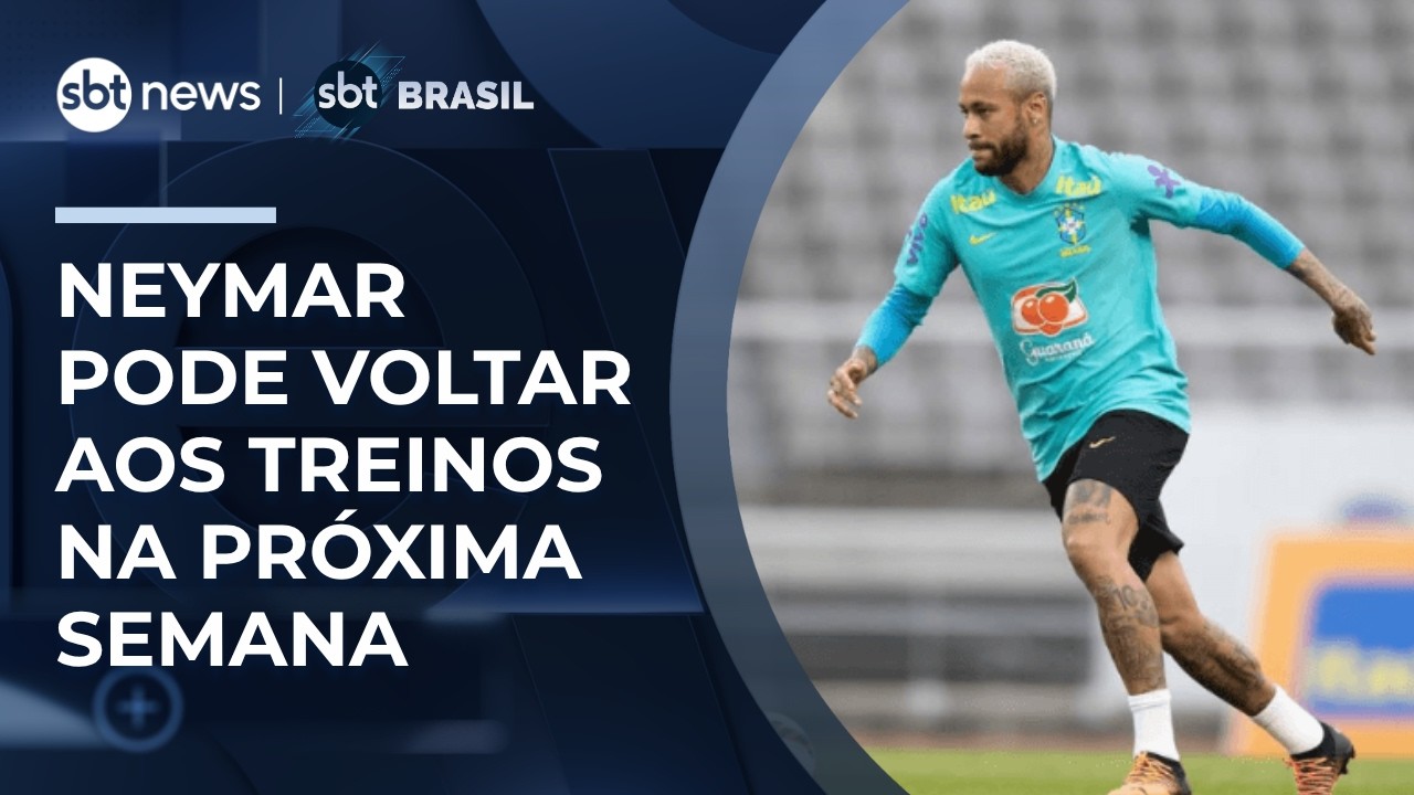 Neymar realiza novos exames e pode voltar aos treinos para a fase de grupos da Copa | #SBTBrasil