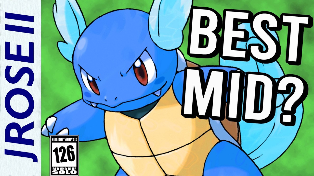 Is Wartortle the best MIDDLE FORM in Pokemon Red/Blue?