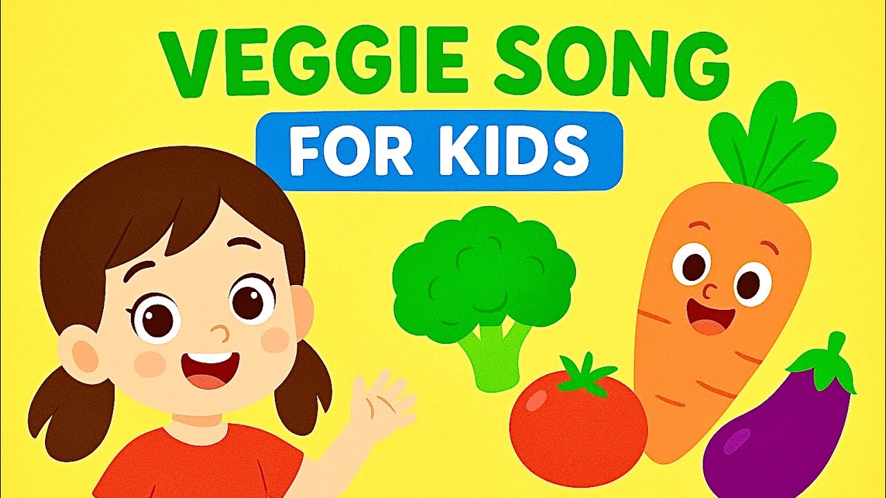 🎵 Veggie Song for Kids | Learn Vegetables with Fun Music! 🥕🥦🍅