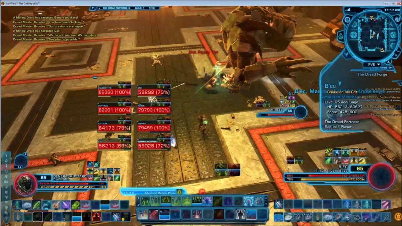 SWTOR dread fortress hm guide