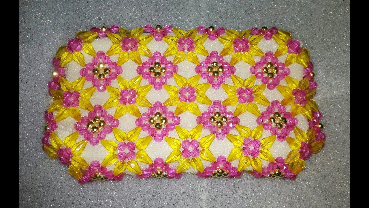 How to make Beaded hand Purse /Crystal Purse/Beaded Purse. Design 7| Nomi.Namita crafts |