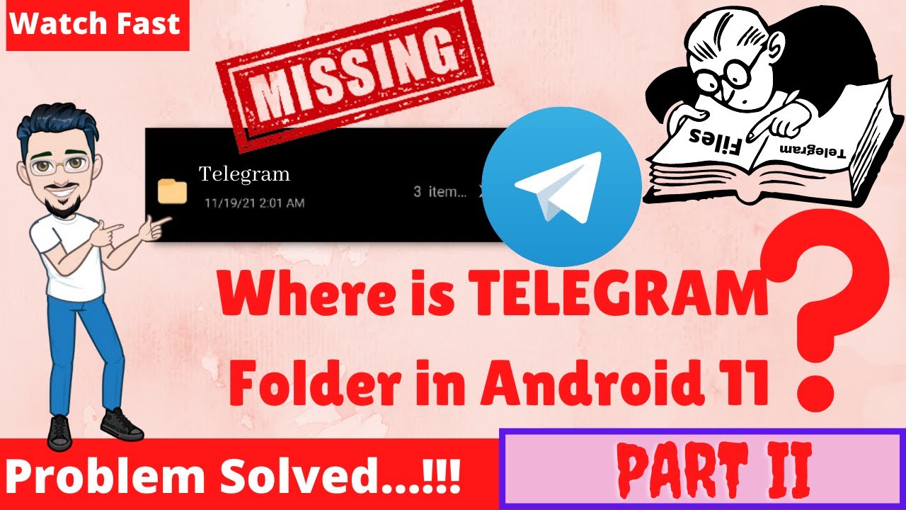 How To Fix Telegram Folder Not Showing In File Manager Permanent | Telegram Download File Not Found