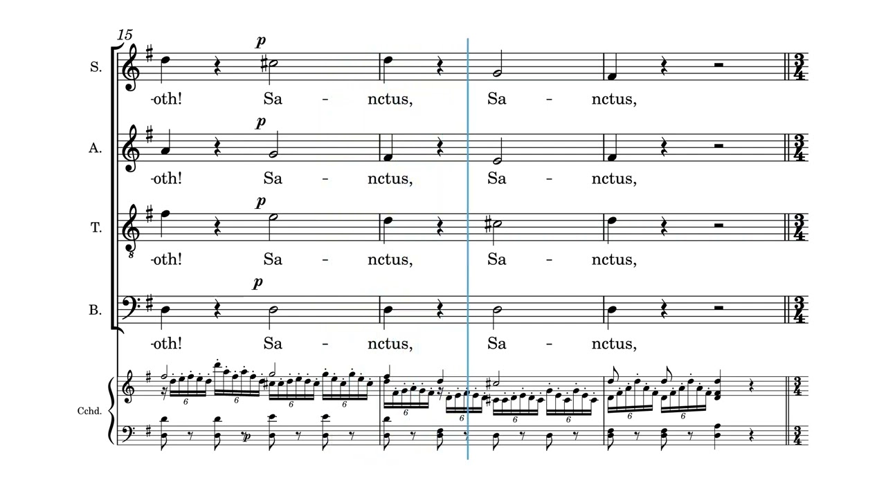 Haydn - Missa Sancti Nicolai - Sanctus - Tenor