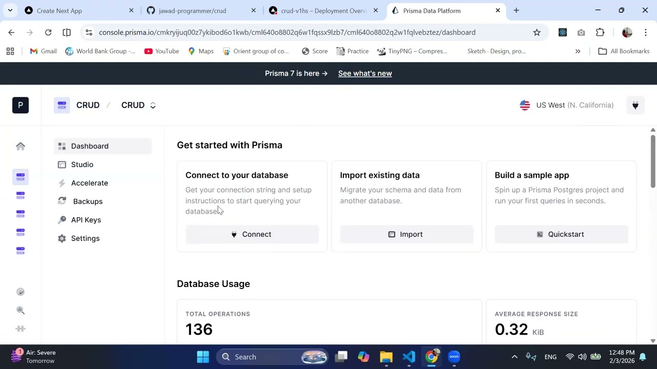 Deploy Next.js project on Vercel | PostgreSQL | Prisma