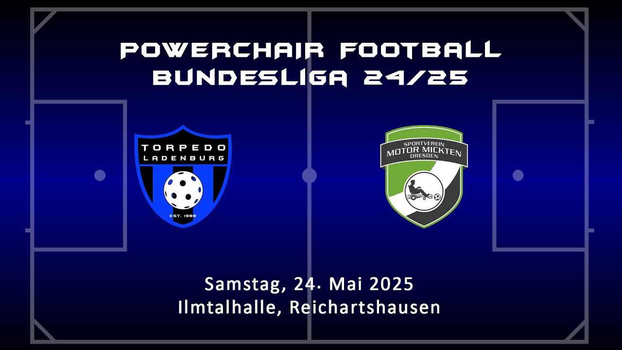 Powerchair Football Bundesliga 24/25 Torpedo Ladenburg vs. Power Cats Dresden