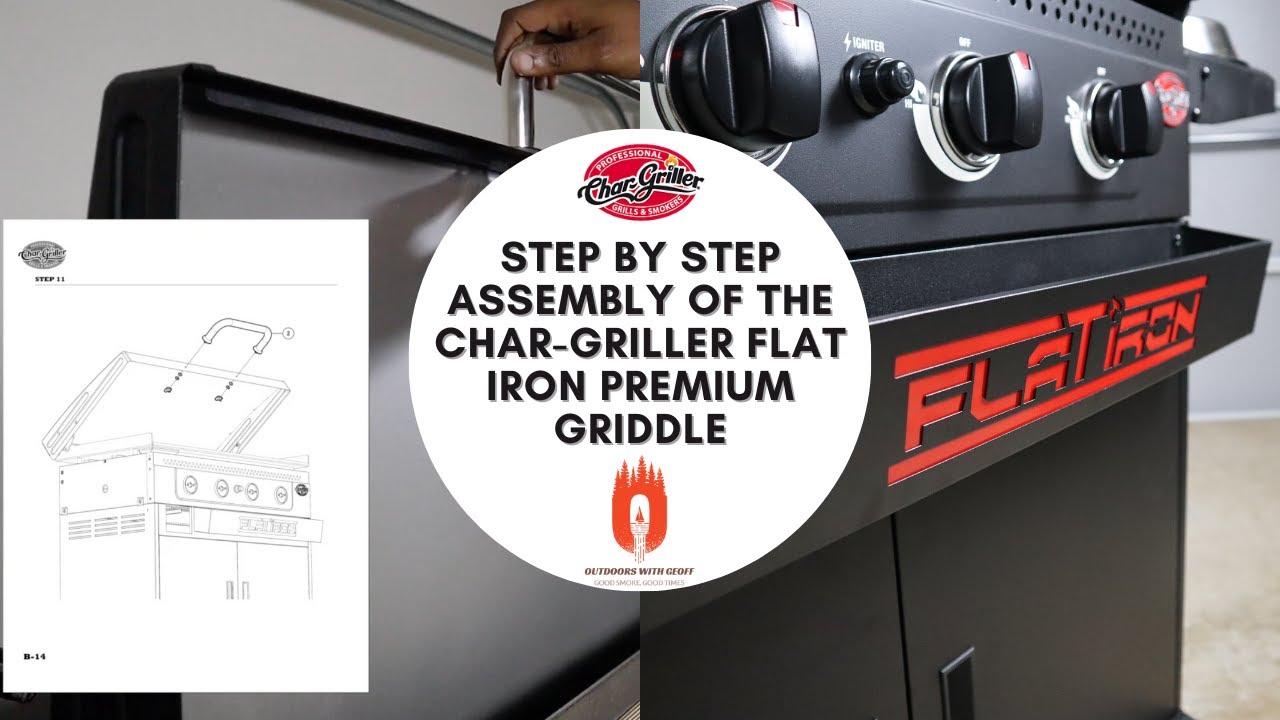 Step By Step Assembly Of The @Char-Griller Flat Iron Premium Griddle