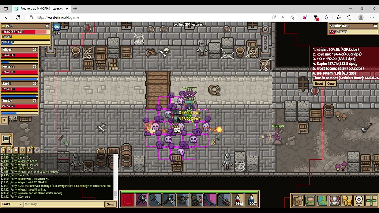 Stein.world BK Full Shaman Tanking Double Boss Stack