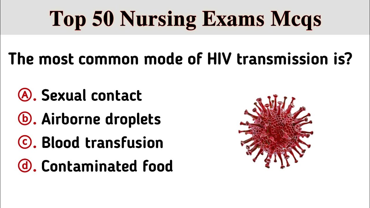 Top 50 Nursing Mcq | nursing exam preparation | nursing mcq