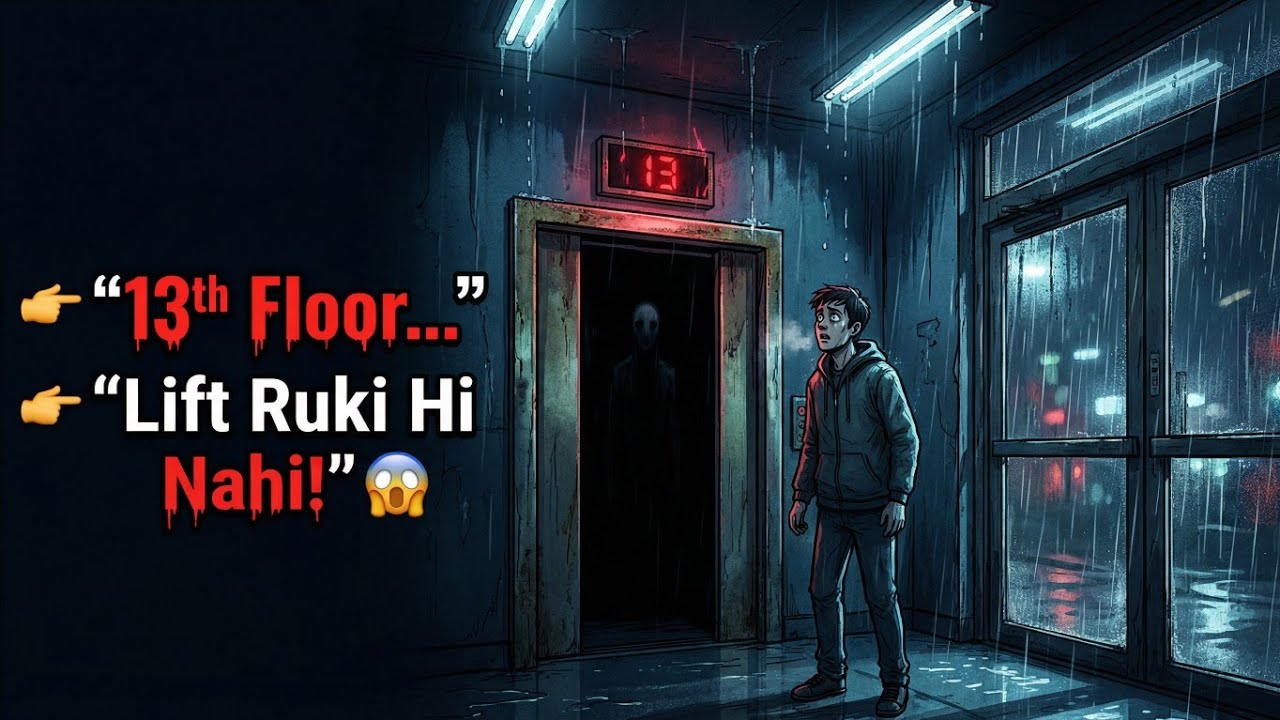 Baarish Ki Us Raat… Lift 13th Floor Par Ruki Hi Nahi 💀❤