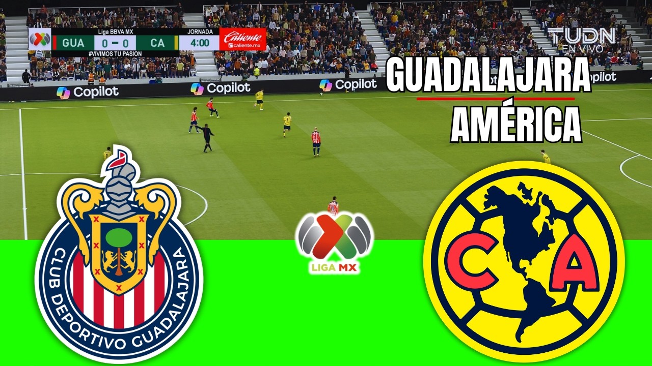 GUADALAJARA vs AMÉRICA LIGA MX 2026 Full Match Simulation/Prediction PES 26 Gameplay