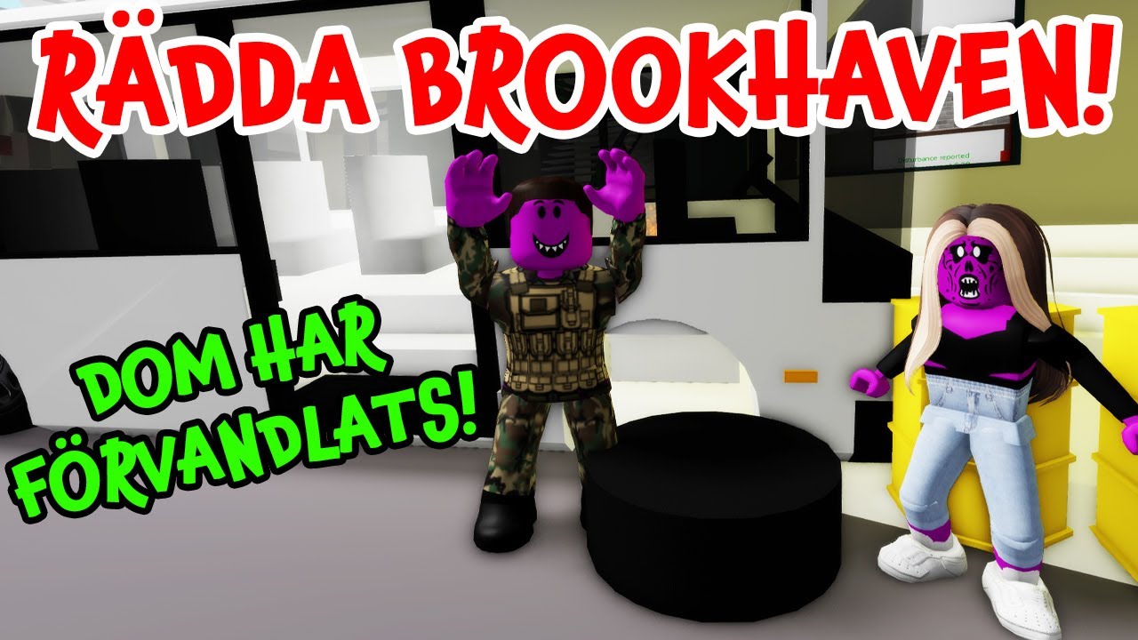 KAN VI RÄDDA STADEN?! Brookhaven RP, Roblox svenska