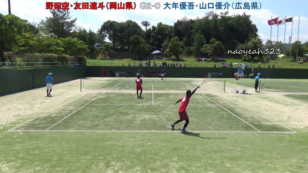 2019年 中国ミニ国体 少年男子 第一対戦 野田・友田（岡山県） 対 大年・山口（広島県）