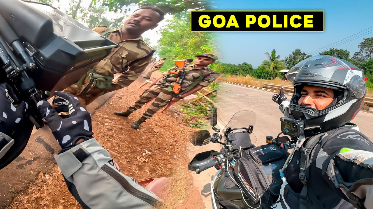 Goa Border Pe Police Walo Ne Pura Bag Khulwa Diya 😓 Kadak Checking