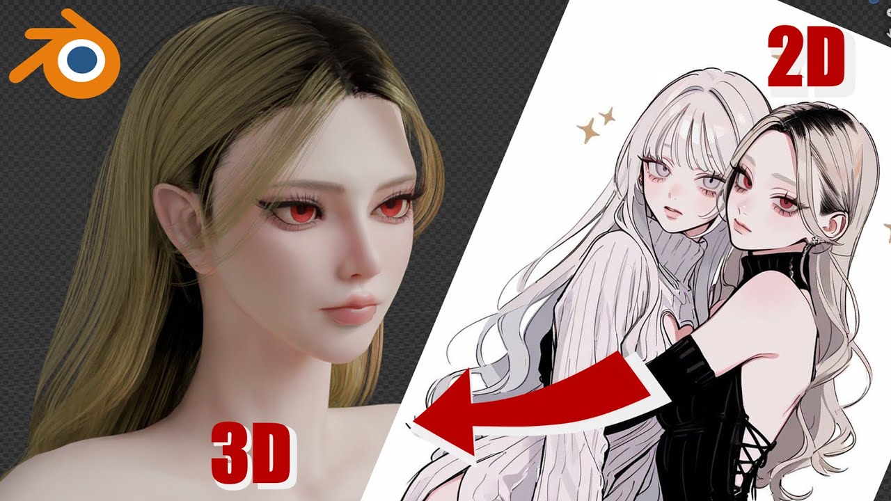 Turning an AI drawing into a 3D character - Part 1