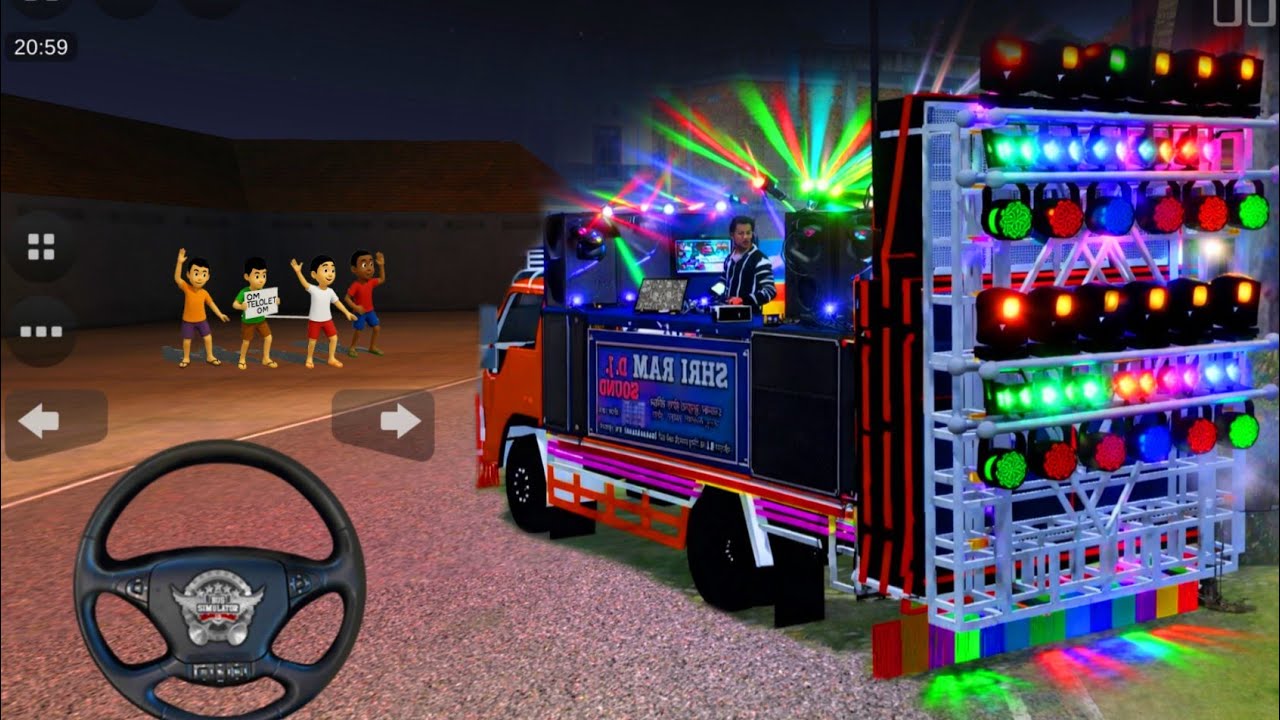 Loading dj pickup game ! Dj pickup game bus Simulator Indonesia ! Loading Dj Pickup Mod ! Hindi Song