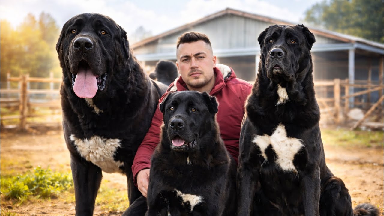 Bu Çiftlikte Dünyanın En Büyük Çoban Köpekleri Yetişiyor ! 
