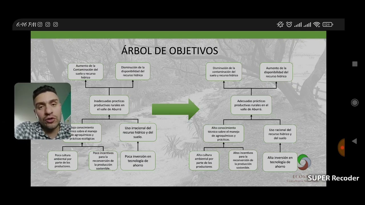Árbol de objetivos. estrategia para formulación de objetivos en un proyecto.