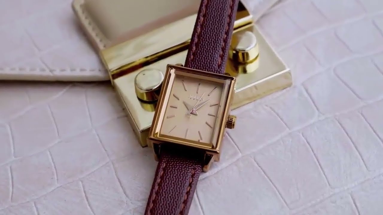 Julius JA-787E Korea Women&rsquo;s Fashion Watch (Brown)