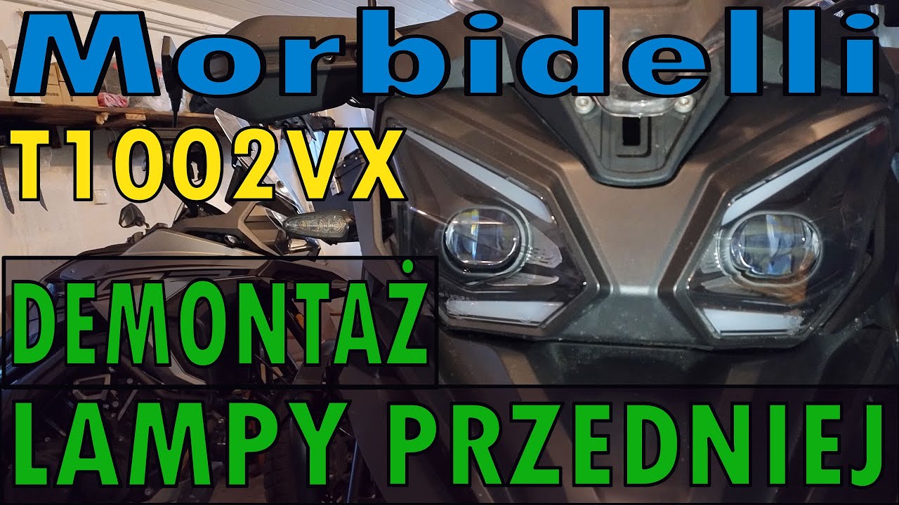 Demontaż i regulacja lampy przedniej Morbidelli T1002VX