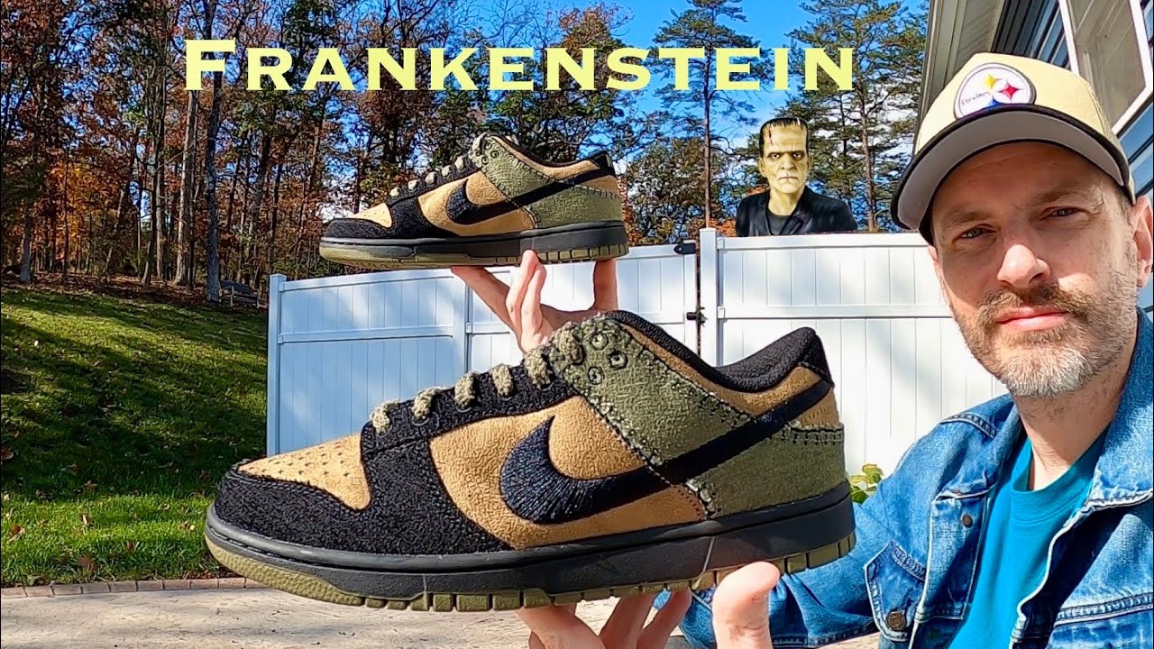 Nike Dunk Low - FRANKENSTEIN - Идеальные кроссовки на Хэллоуин! 🎃 👻