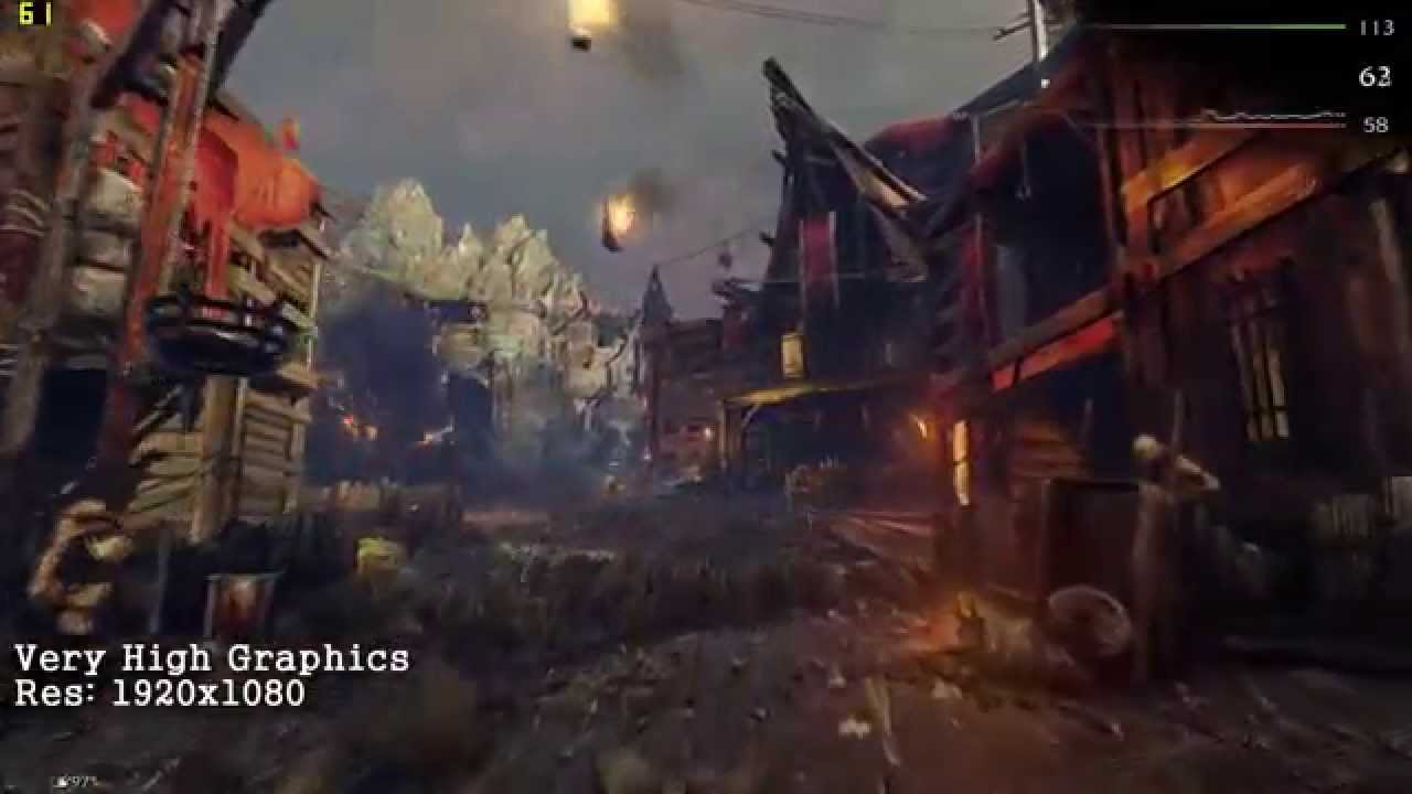GTX 970M - Shadow of Mordor 1080p 1400p 1800p Ultra Benchmark