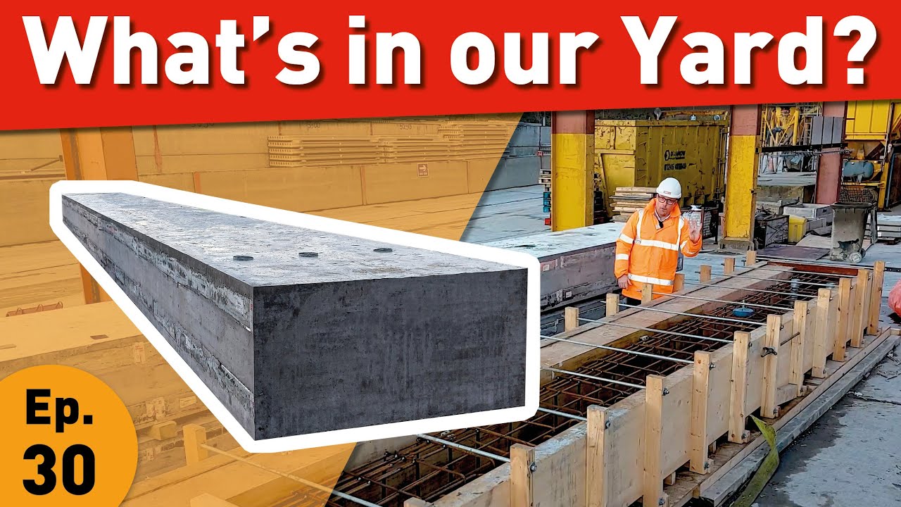 Milbank Concrete Products - What's in our Yard? Episode 30: Structural Precast Concrete Ground Beam