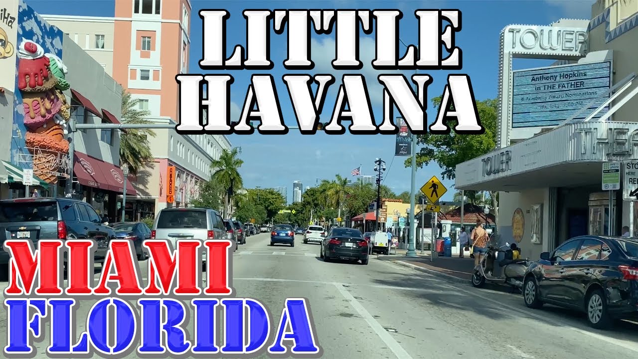 Little Havana - Miami - Florida - 4K Neighborhood Drive