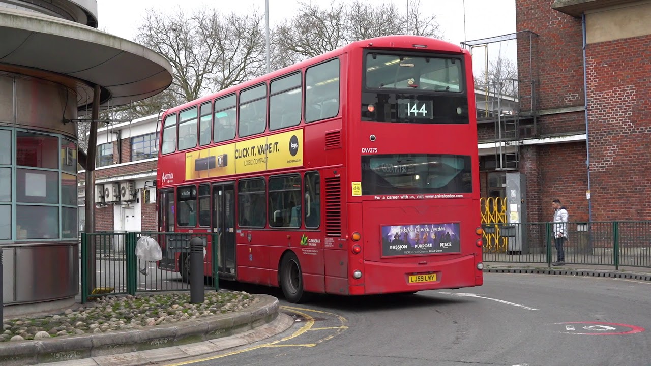 Buses in Turnpike Lane bus station 10th February 2020