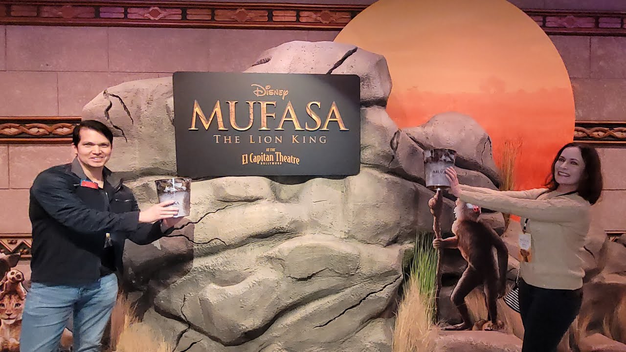 Mufasa: The Lion King at the El Capitan Theatre and Ovation Hollywood vlog! Join us for Disney fun!