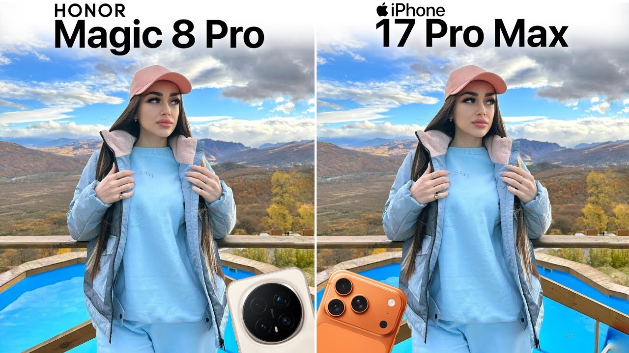 Сравнение тестов камер Honor Magic 8 Pro и iPhone 17 Pro Max