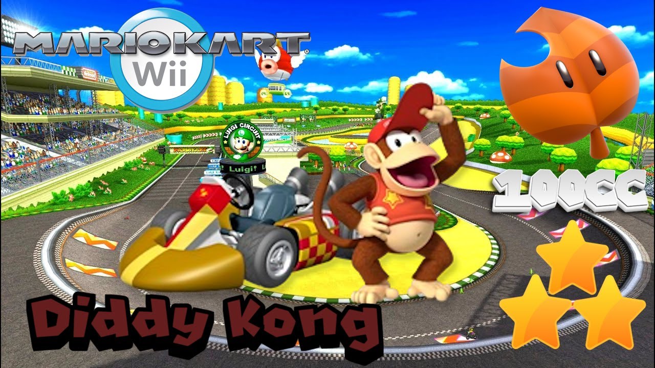 Mario Kart Wii Leaf Cup 100cc (3 Star Rank)