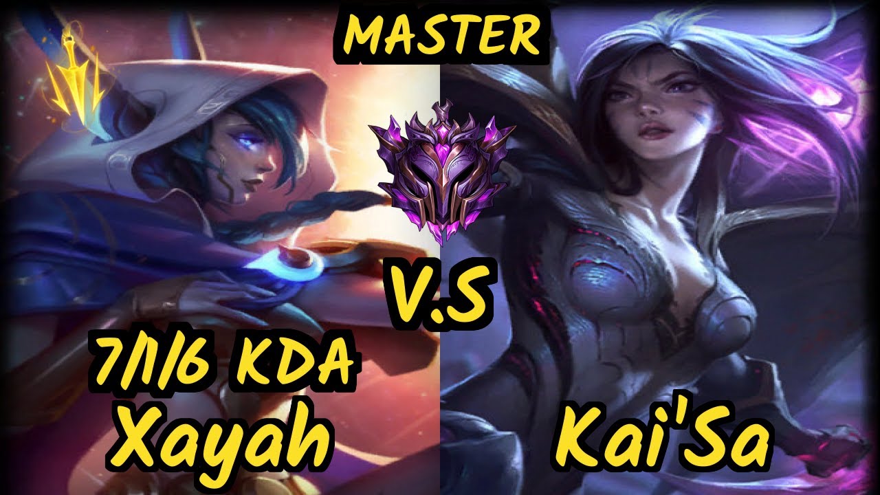REC Woolite (XAYAH) vs KAI'SA - 7/1/6 KDA BOTTOM ADC GAMEPLAY - EUW Ranked MASTER
