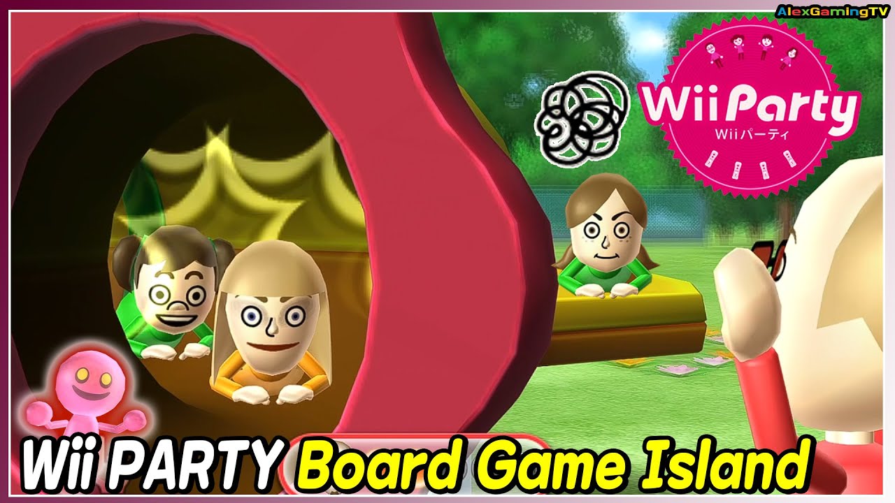 Wii Party - Board Game Island (Expert com) HS14 vs Martin vs Midori vs Gabi | AlexGamingTV