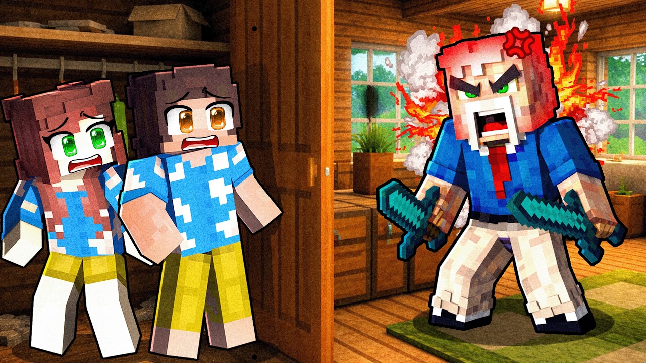 CATALİNA'NIN BABASI GELDİ 😨 HER ŞEY BİTTİ - Minecraft