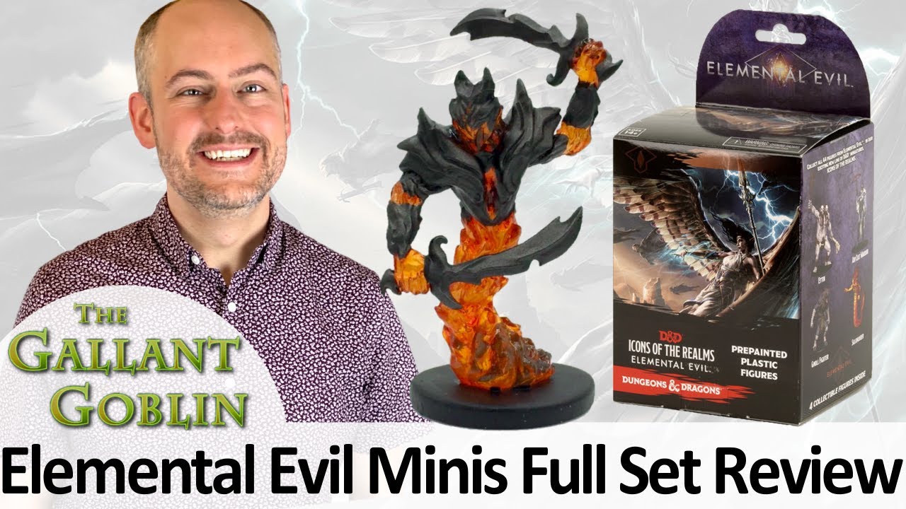 Полный обзор Elemental Evil Minis — WizKids D&D Icons of the Realms