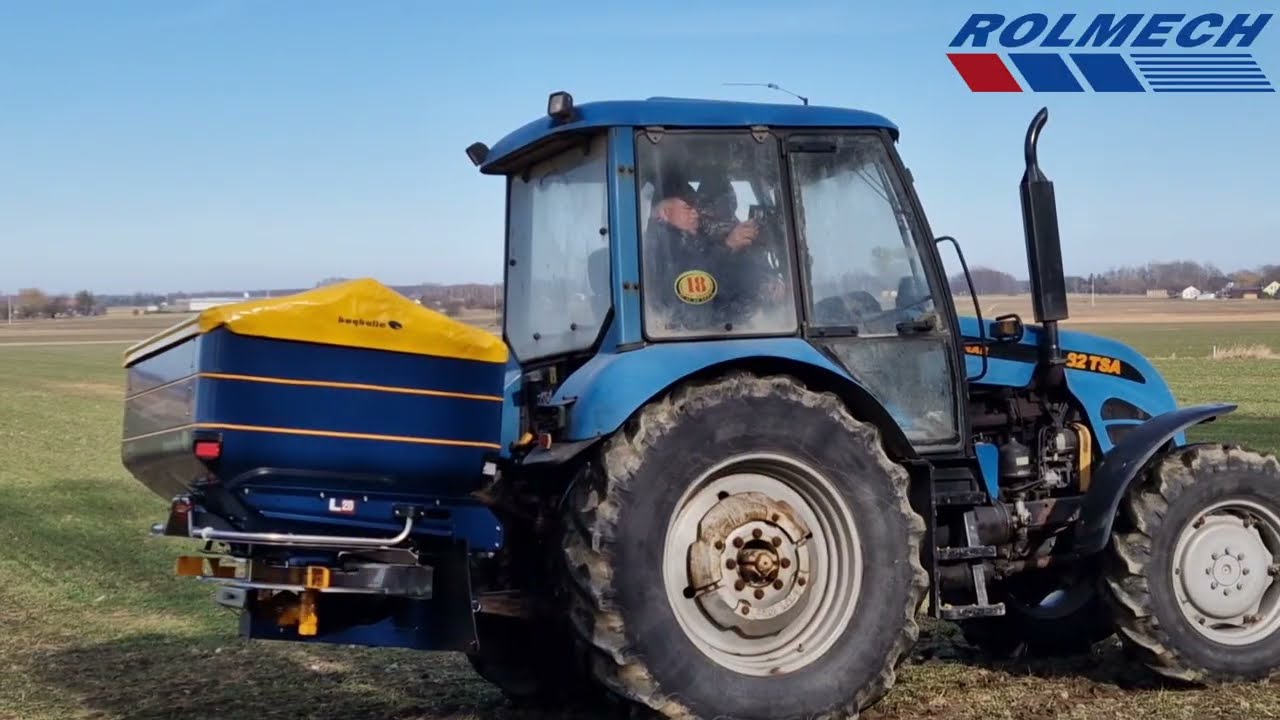 Rozsiewacz BOGBALLE L20 PLUS - Objaśnienie sterownika ICON - pierwsze uruchomienie ROLMECH 