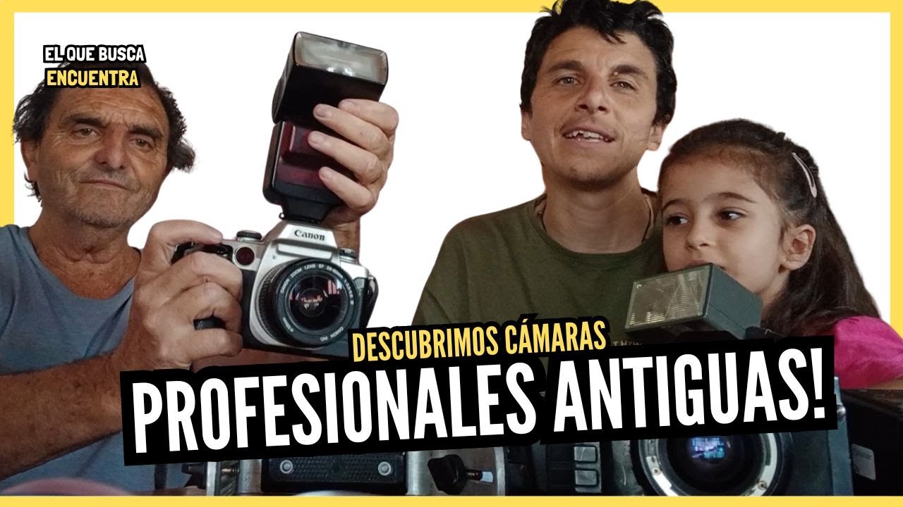 Descubrimos cámaras profesionales antiguas!
