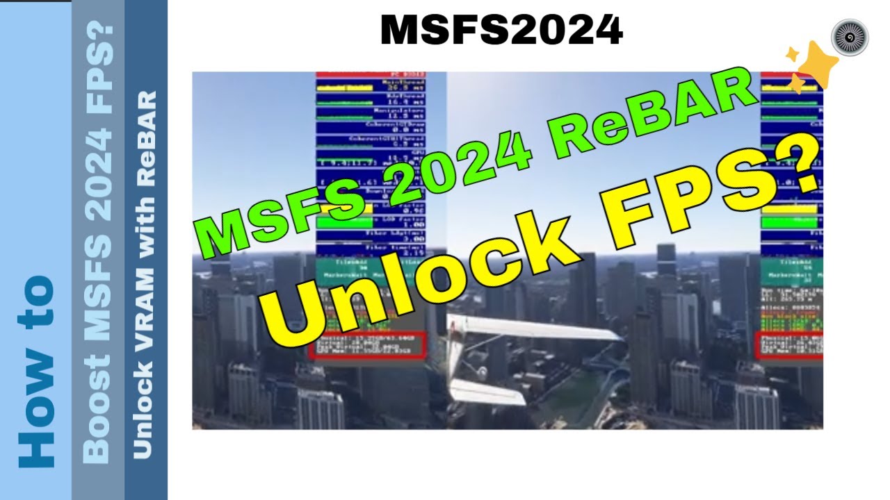 КАК ПОВЫСИТЬ FPS в MSFS 2024? 🤔 Разблокируйте видеопамять видеокарты с помощью изменяемой панели ...