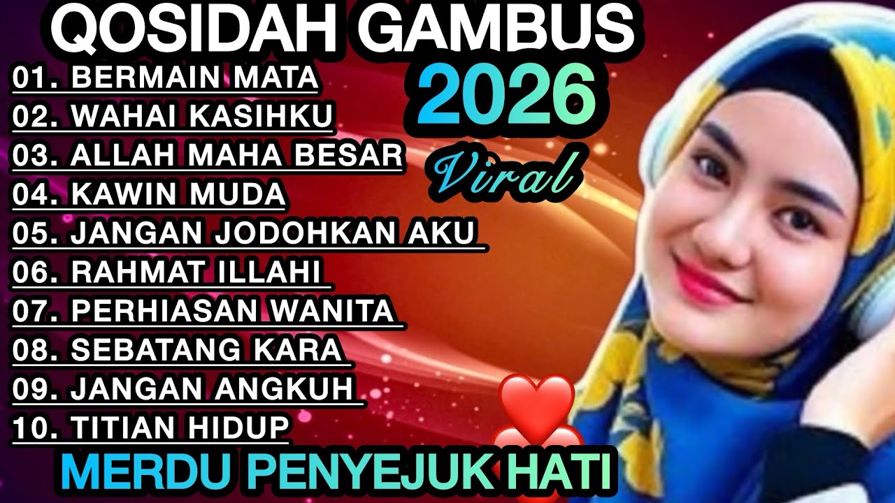KOLEKSI TERMAHALL QOSIDAH GAMBUS ‼️MERDU PENYEJUK HATI ♥️ ADEM ENAK DIDENGAR SEDUNIA 