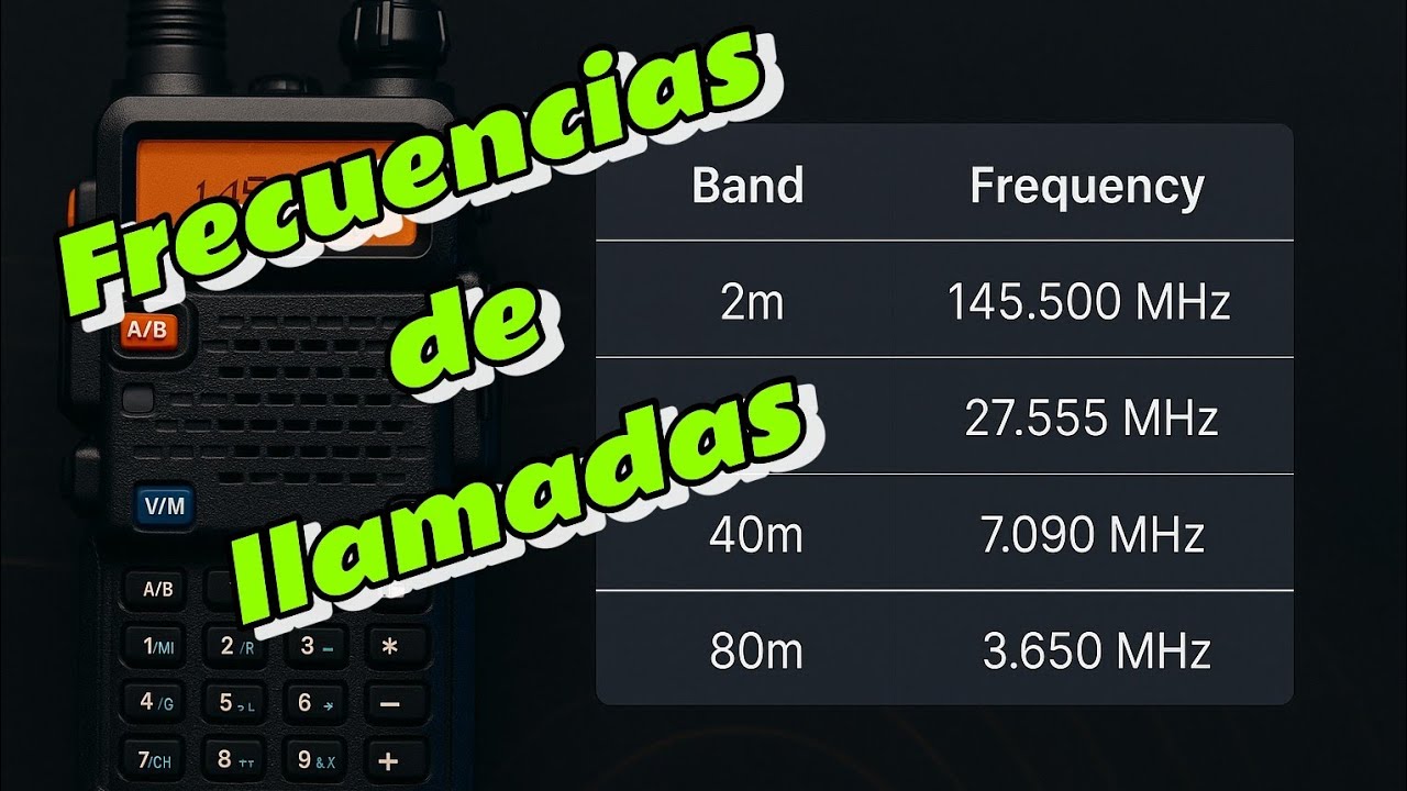 Frecuencias de llamada. #radioaficionados