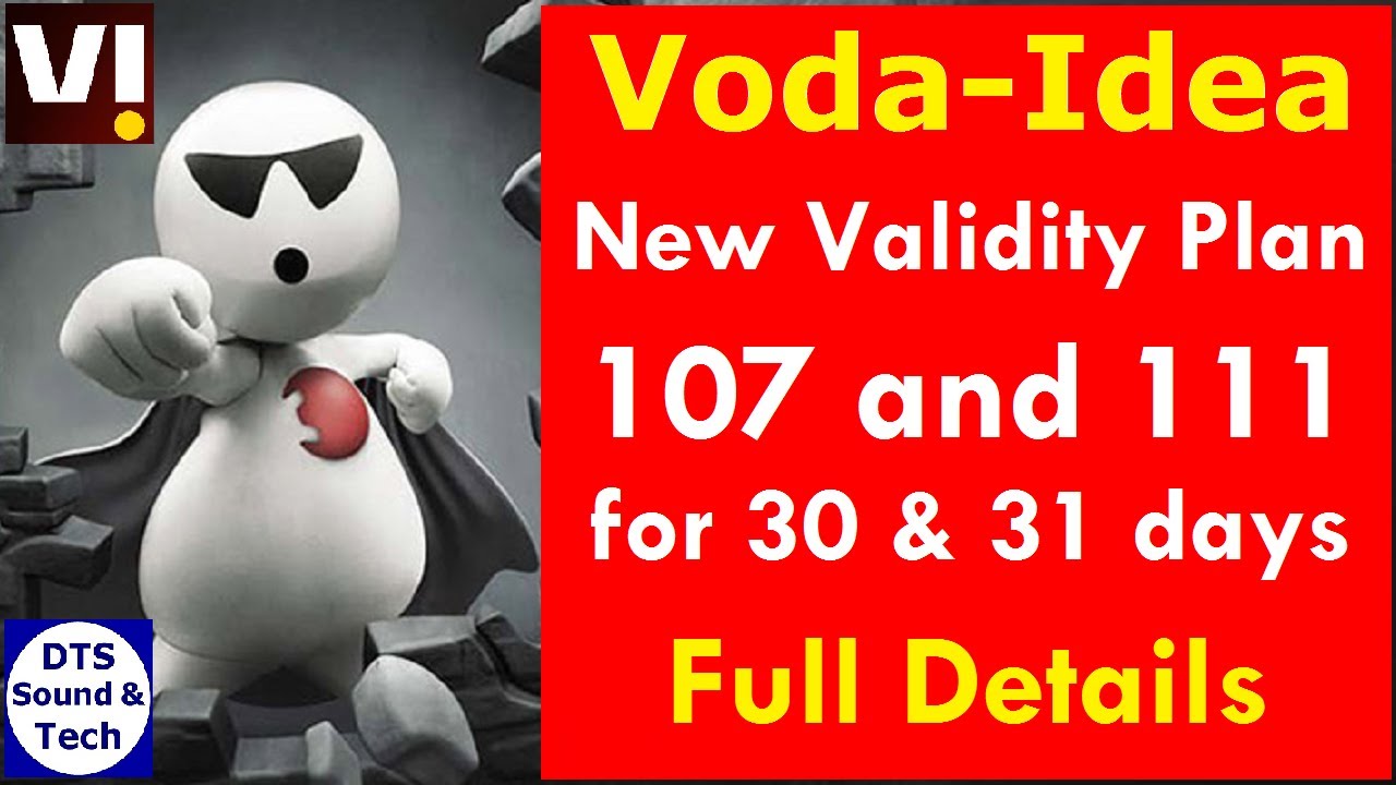 VI New Validity Recharge || 107 and 111 Plan Voucher || DTS