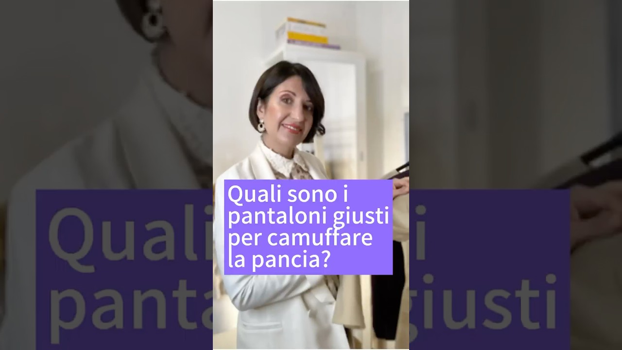 Quali sono i pantaloni giusti per camuffare la pancia #moda #over60 #over50 #stile #pancia