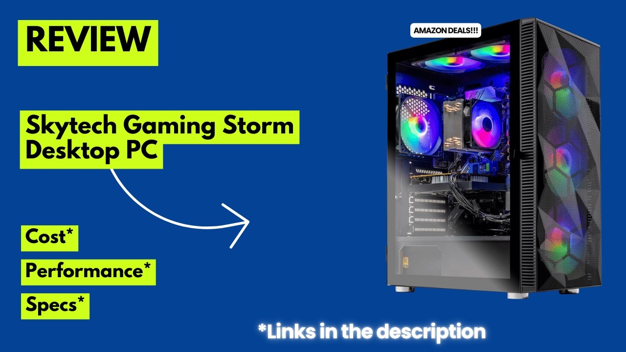 Skytech Gaming Storm Review | RTX 5060 Ti Gaming PC Performance Test | Ryzen 7 5700 Desktop PC