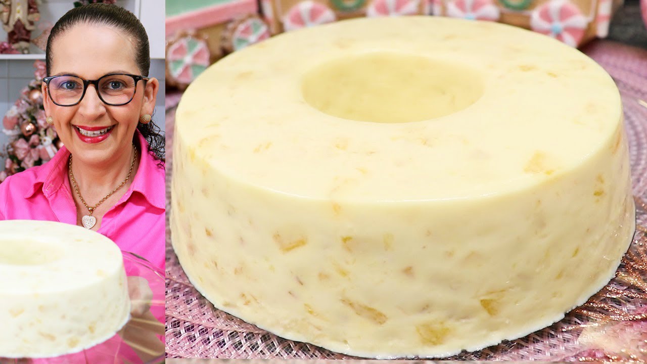 DUVIDO VOC&Ecirc; COMER S&Oacute; UM PEDA&Ccedil;O! SOBREMESA DE ABACAXI CREMOSA, F&Aacute;CIL E DELICIOSA! - Isamara Am&acirc;ncio