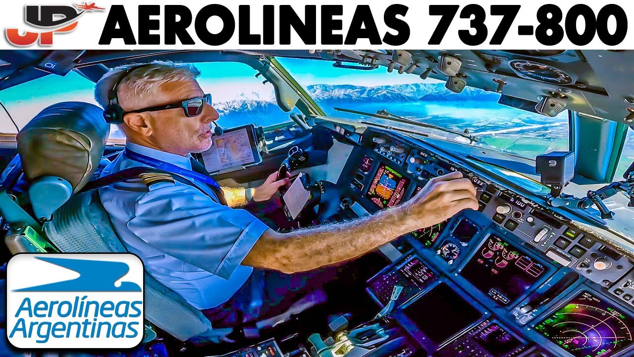 Roundtrip to the Andes in Aerolineas 737-800 cockpit