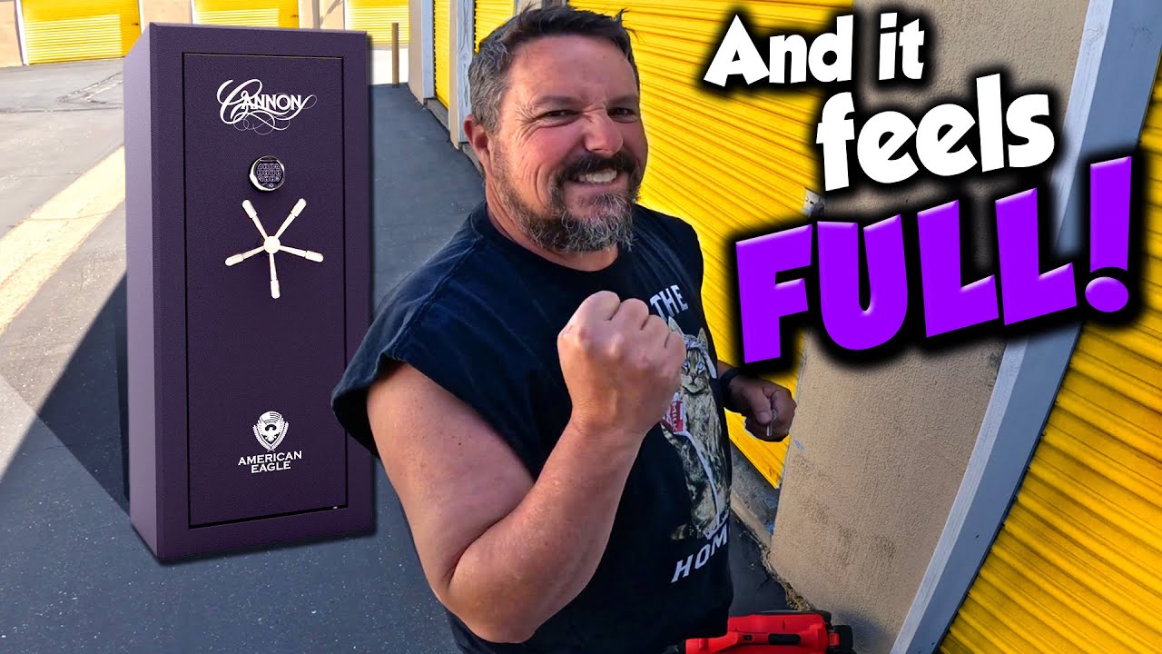 GUN SAFE FOUND inside 25 YEAR OLD STORAGE UNIT!