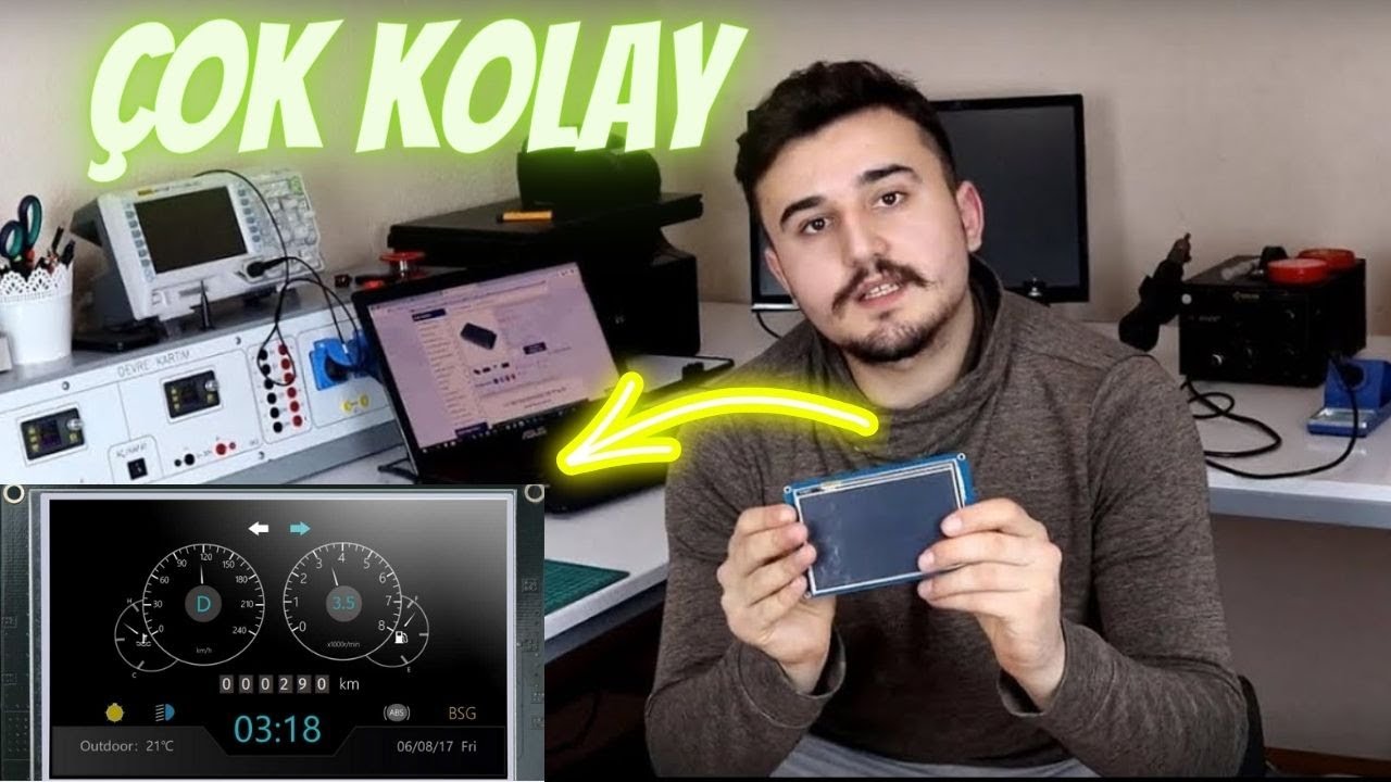 Nextion (Dokunmatik ekran ) nasıl program yükleriz ? -1