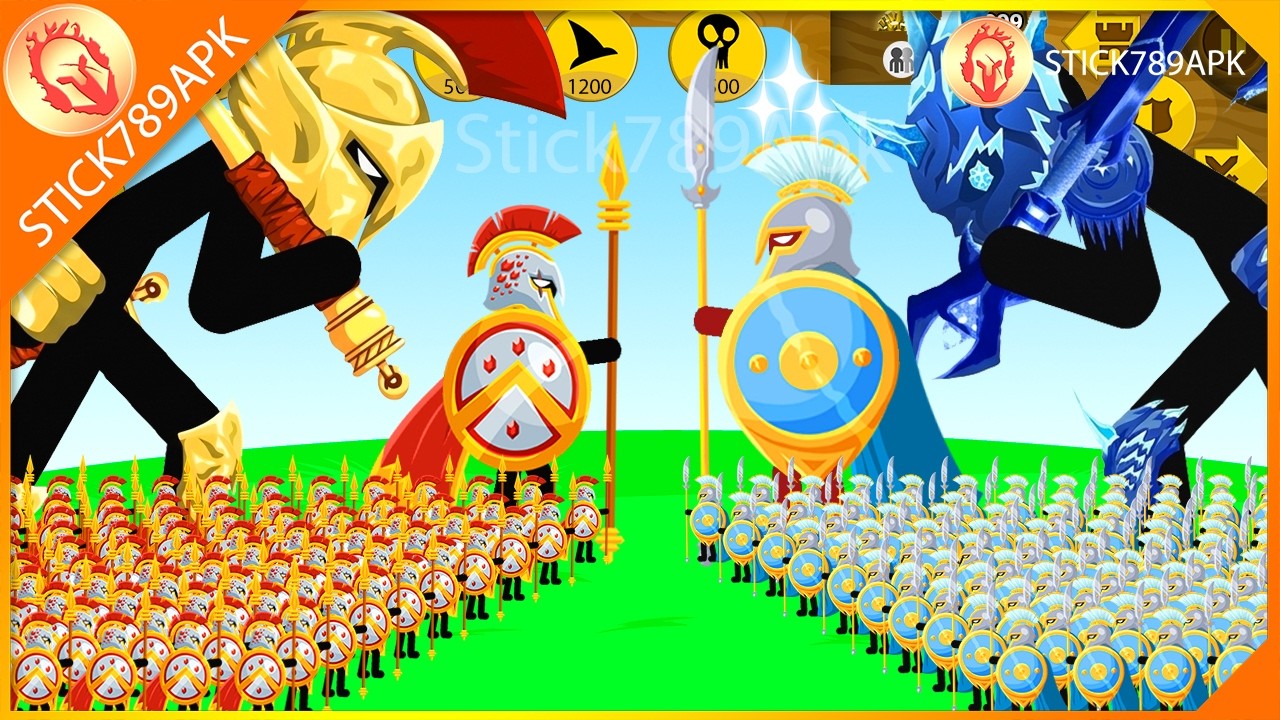 STICKMAN ATREYOS, GOLDEN GRIFFON VS SPEAROS, FINAL BOSS ICE | Stick War Legacy Mod | Stick789Apk